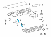 OEM Jeep Wrangler Stud-Double Ended Diagram - 6513150AA