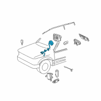 OEM 2008 Mercury Mariner Clock Spring Diagram - 8L8Z-14A664-A