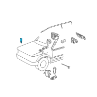 OEM 2008 Mercury Mariner Front Sensor Diagram - 8L8Z-14B004-B