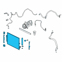 OEM Infiniti Condenser & Liquid Tank Assy Diagram - 92100-5NA0A