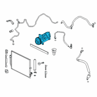 OEM 2020 Infiniti QX50 Compressor-Air Conditioner Diagram - 92600-5NA2A