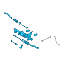 OEM 2013 Lexus IS F Power Steering Link Assembly Diagram - 44200-53131