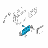 OEM 2009 Nissan Armada Switch Unit Diagram - 28395-9GA5A