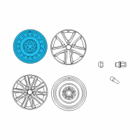OEM 2014 Toyota Camry Wheel, Steel Diagram - 42611-06720