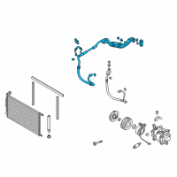 OEM 2017 Hyundai Elantra Tube Assembly-Suction & Liquid Diagram - 97775-F2100