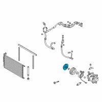 OEM 2015 Kia Forte Disc & Hub Assembly-A/C Diagram - 976444P000