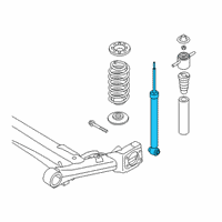 OEM 2021 Hyundai Kona Rear Shock Absorber Assembly Diagram - 55307-J9100