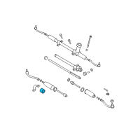 OEM 2007 Hyundai Elantra Rubber-Gear Box Mounting Diagram - 56222-2H000