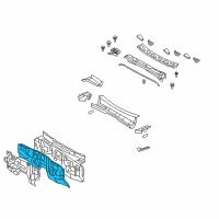 OEM 2010 Toyota FJ Cruiser Dash Panel Diagram - 55101-35A30