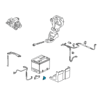 OEM 1998 Honda Accord Bracket, Starter Cable Diagram - 32413-S30-000