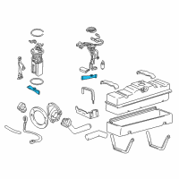OEM 1996 GMC C3500 Fuel Strainer Diagram - 25121524