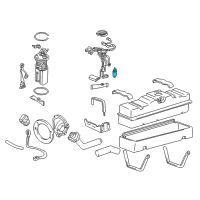 OEM 1997 GMC Savana 1500 Fuel Pump Diagram - 25117340