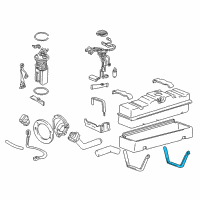 OEM 1990 GMC C2500 Mount Strap Diagram - 15567777