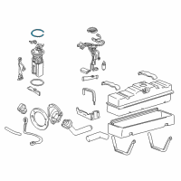 OEM Pontiac Gauge Unit Cam Diagram - 22552577