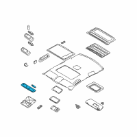 OEM 2001 BMW M5 Mirror Lamp Diagram - 63-31-8-360-010