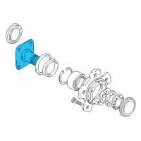 OEM 2004 Chevrolet Tracker Spindle, Front Wheel Diagram - 30020929