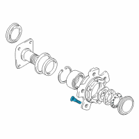 OEM 1999 Chevrolet Metro Bolt-Serrated M12X1.25X38 Diagram - 96062533