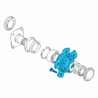 OEM Chevrolet Tracker Front Wheel Bearing Diagram - 91175612