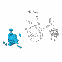 OEM Ford F-150 Master Cylinder Diagram - DL1Z-2140-D