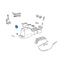 OEM 2006 Dodge Durango Air Conditioning And Heater Auxiliary Control Switch Diagram - 5127844AA