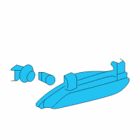 OEM 2009 Chevrolet Corvette Back Up Lamp Diagram - 25965413