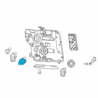 OEM Nissan Titan XD Signal Bulb Socket Diagram - 26243-EZ21A