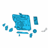 OEM Nissan Titan Driver Side Headlight Assembly Diagram - 26060-EZ22B