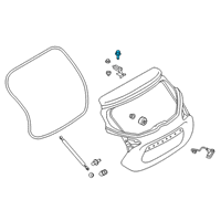 Genuine Door Screws diagram