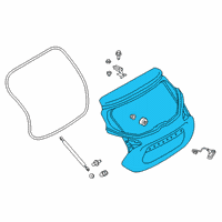 OEM Nissan Door Assy-Back Diagram - K0100-5RBMB