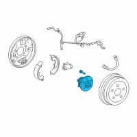 OEM 2013 Toyota Corolla Hub & Bearing Diagram - 42450-02170