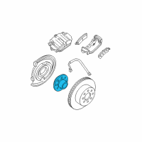 OEM GMC Hub Diagram - 15894423