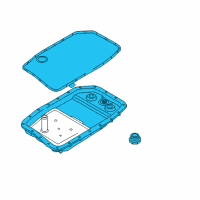 OEM BMW Transmission Oil Pan With Filter Repair Set Diagram - 24-15-2-333-903