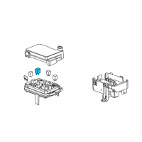 OEM 2006 Chevrolet Impala Fan Relay Diagram - 19115081