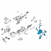 OEM 2013 Hyundai Sonata Lever Assembly-Automatic Transmission Diagram - 46700-3Q100