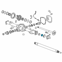 OEM 2021 Chevrolet Colorado Axle Seal Diagram - 23490372