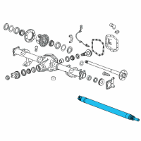 OEM 2015 GMC Canyon Drive Shaft Diagram - 84369124