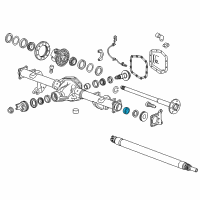 OEM GMC Canyon Axle Bearings Diagram - 23490337