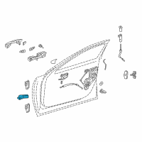 OEM 2019 Lexus LS500 Check Assy, Front Door Diagram - 68620-50060