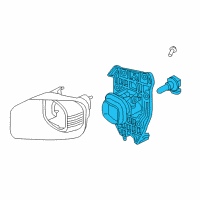 OEM Ford F-250 Super Duty Fog Lamp Diagram - BC3Z-15201-A