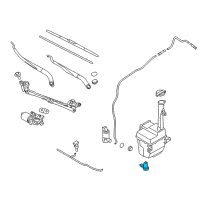 OEM Hyundai Level Switch-Windshield Washer Diagram - 98520-1W000