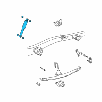 OEM 1999 Toyota Tacoma Shock Diagram - 48531-A9020