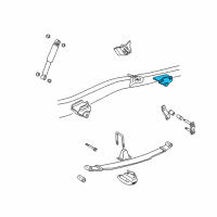 OEM Toyota Spring Assembly Rear Bracket Diagram - 48405-35040