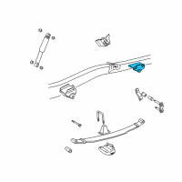 OEM 2000 Toyota Tacoma Spring Assembly Rear Bracket Diagram - 48405-35040