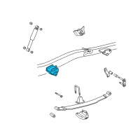 OEM 2002 Toyota Tacoma Spring Assembly Front Bracket Diagram - 48404-35040