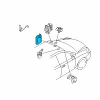 OEM 2009 Kia Rondo Unit Assembly-Bcm Diagram - 954001D251