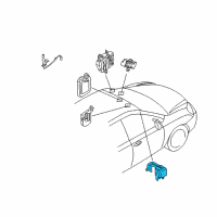 OEM Kia Rondo FLASHER Module-Turn Diagram - 955501D100