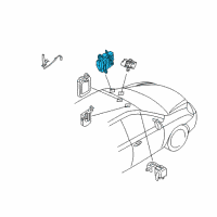 OEM 2008 Kia Rondo Instrument Panel Junction Box Assembly Diagram - 919501D510