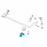 OEM 2021 Jeep Gladiator RETAINER-STABILIZER Bar BUSHING Diagram - 68370016AC