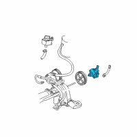 OEM 2002 Chrysler Voyager Power Steering Pump Diagram - 4743060AE