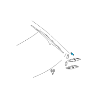 OEM 2000 BMW 540i Bulb Diagram - 63-31-1-374-798